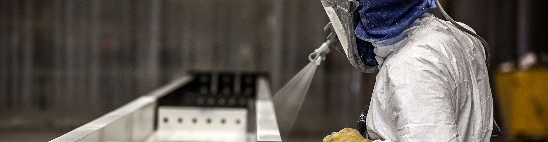 Spraying Metal Structure